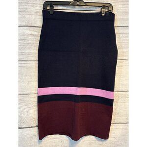 Ann Taylor Colorblock Knee-Length Pencil Skirt Size XS